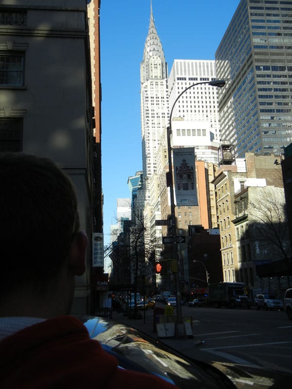 Chrysler Building In a sea of tall buildings, they don't seem as impressive...