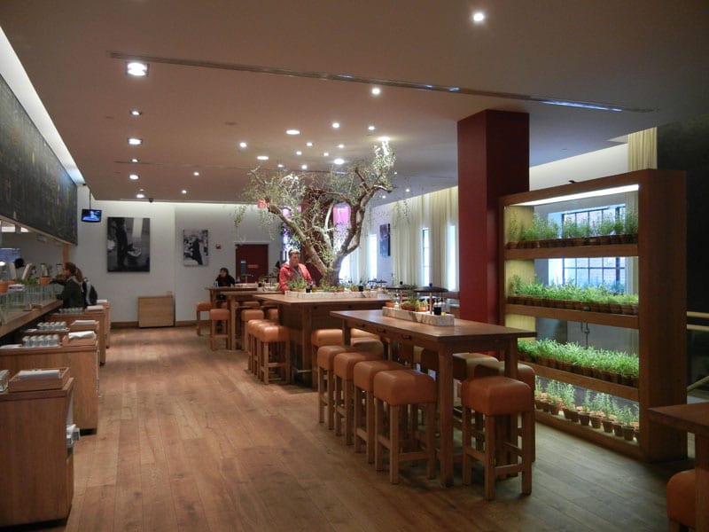 The interior was pretty swanky too