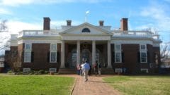 The Front Entrance to Monticello